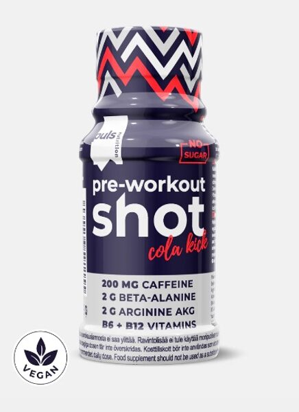 PULS Pre-workout Shots 60 ml Cola Kick 